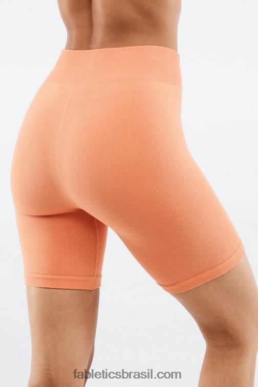 Fabletics índigo/ultravioleta 420HR448 short sem costura de cintura alta de 7" em nuvem mulheres