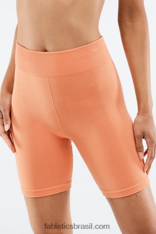 Fabletics índigo/ultravioleta 420HR448 short sem costura de cintura alta de 7