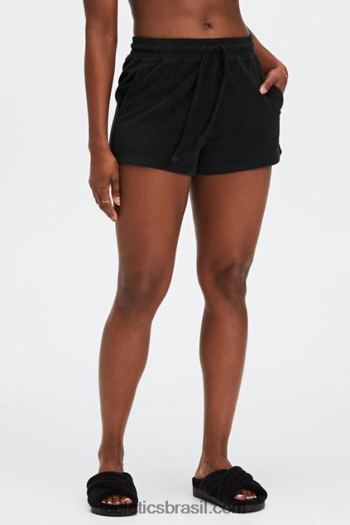 Fabletics nuvem de chuva/cinza ártico 420HR505 toalha felpuda cordão curto mulheres