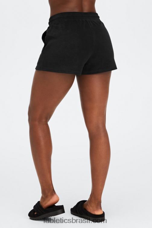 Fabletics nuvem de chuva/cinza ártico 420HR505 toalha felpuda cordão curto mulheres