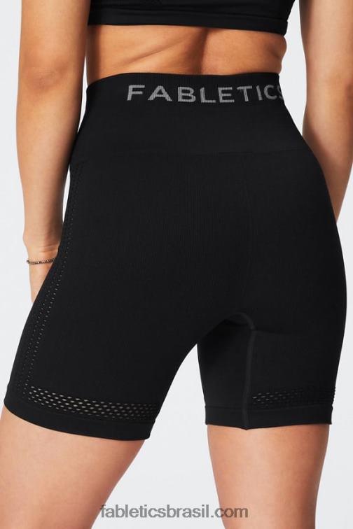 Fabletics peluche grande camuflado/peluche 420HR350 short 6'' cintura alta sem costuras sync mulheres