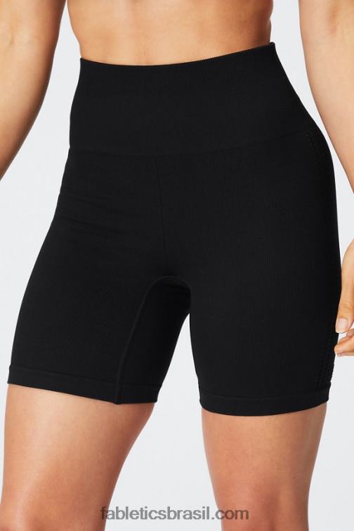 Fabletics peluche grande camuflado/peluche 420HR350 short 6'' cintura alta sem costuras sync mulheres