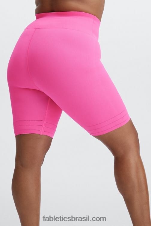 Fabletics porteiro margarida/multi 420HR515 short cintura alta 9'' em malha esculpida mulheres