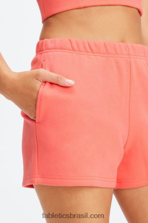 Fabletics preto/branco clássico 420HR431 bermuda slim go-to mulheres