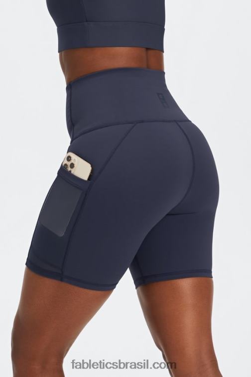 Fabletics preto/branco clássico 420HR486 tênis universal on-the-go ultra hw 6'' curto mulheres