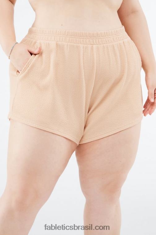 Fabletics rosa suave/gráfico 420HR547 shorts shannon mulheres