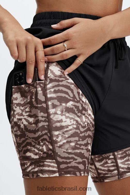 Fabletics runyon preto/fumado 420HR536 sloane está com falta mulheres
