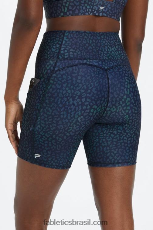 Fabletics safári/pêra 420HR291 oasis pureluxe cintura alta 6'' short 11 mulheres