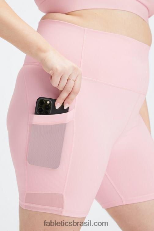 Fabletics salsa vermelha/multi 420HR395 powerhold ultra hw 6'' curto em movimento mulheres