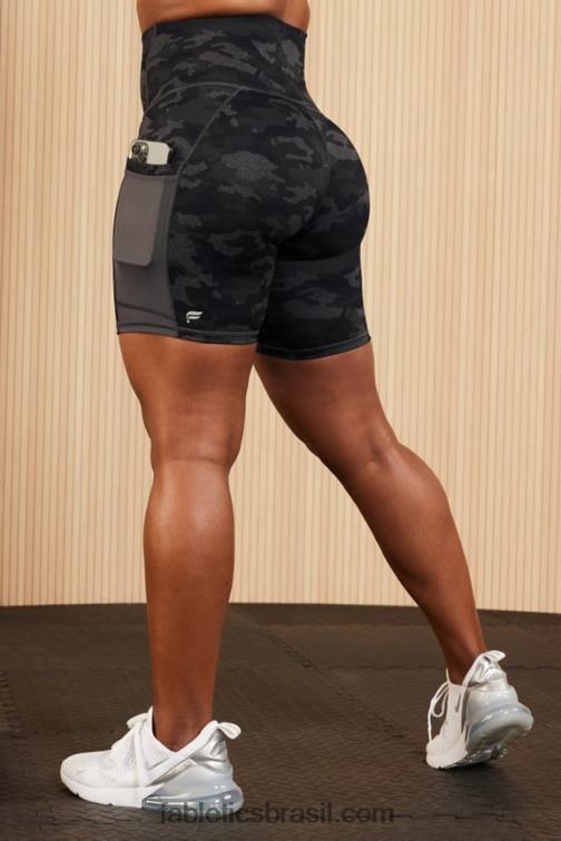 Fabletics sequóia/tom rosa 420HR389 powerhold ultra hw 6'' curto em movimento mulheres