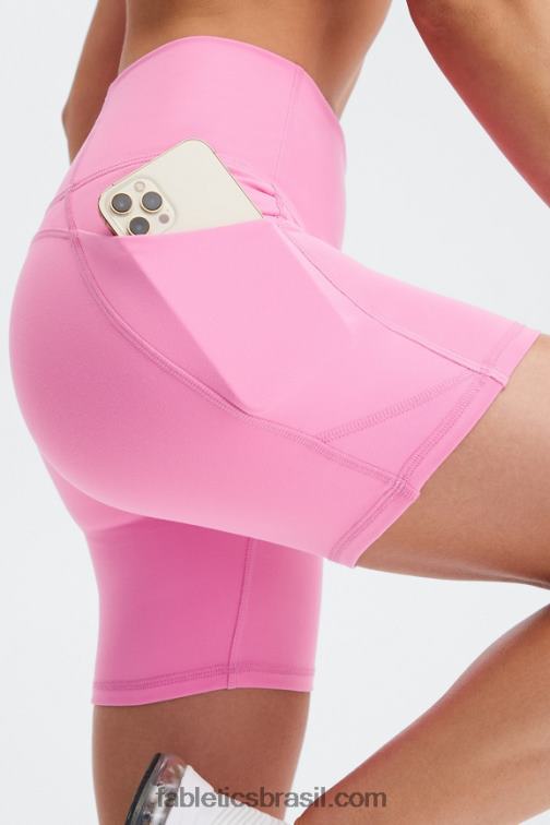 Fabletics serenidade/pinho macio 420HR306 oasis pureluxe cintura alta 6'' short 14 mulheres