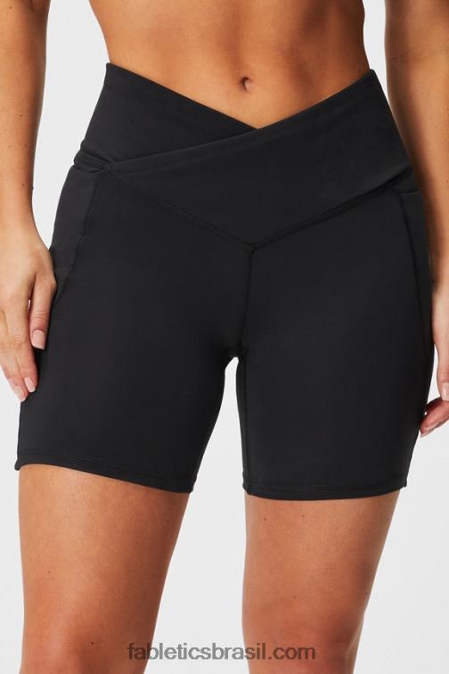 Fabletics sol da tarde/fuga rosa/gráfico 420HR312 oasis pureluxe hw crossover 6'' curto mulheres