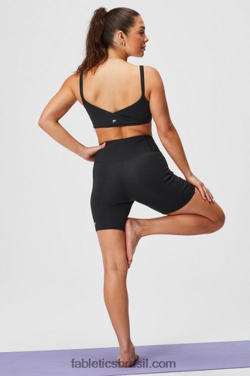 Fabletics sol da tarde/fuga rosa/gráfico 420HR312 oasis pureluxe hw crossover 6'' curto mulheres