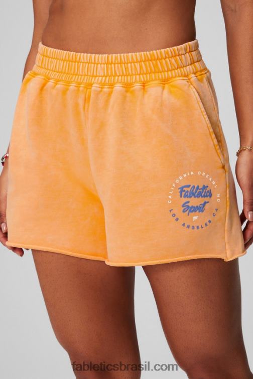 Fabletics sol da tarde/gráfico 420HR232 shorts de moletom terry go-to leves mulheres