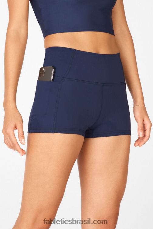 Fabletics sorvete/concha 420HR466 short cintura alta oasis pureluxe 2'' mulheres