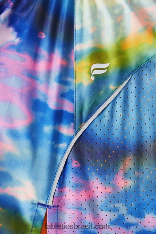 Fabletics sufocante/sol da tarde/prata reflexiva 420HR595 corrida perfurada 5