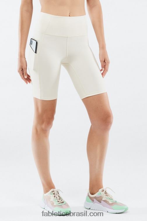 Fabletics terroso/verde cítrico 420HR524 Short cintura alta com bolso oasis 9