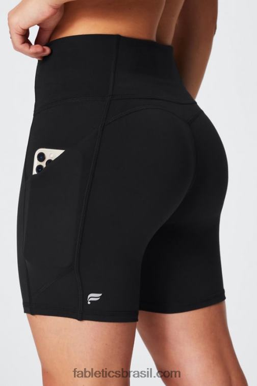 Fabletics tonal azul celeste/maçã azeda 420HR292 oasis pureluxe cintura alta 6'' short 11 mulheres