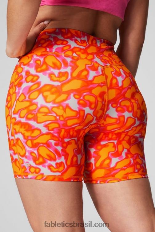 Fabletics trovão/multi 420HR471 qualquer lugar motion365 cintura alta 6'' curto mulheres