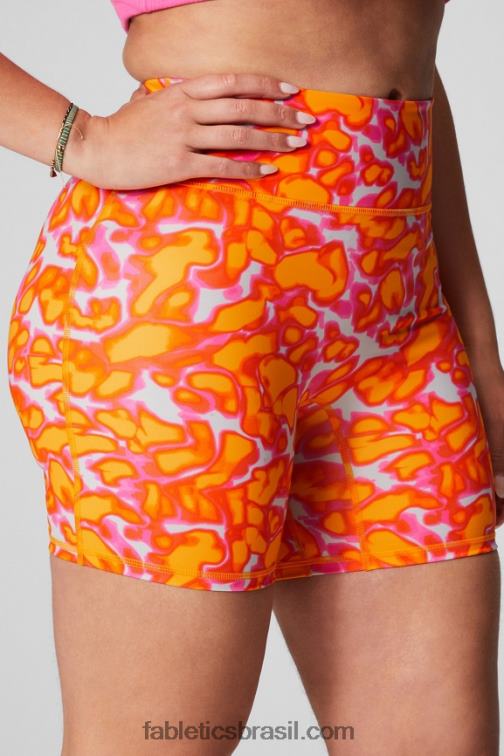 Fabletics trovão/multi 420HR471 qualquer lugar motion365 cintura alta 6'' curto mulheres