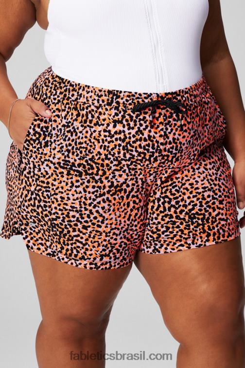 Fabletics trovão/safira gelo/branco 420HR238 aquele curto 5'' mulheres