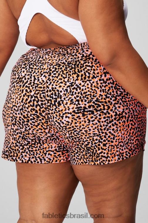 Fabletics trovão/safira gelo/branco 420HR238 aquele curto 5'' mulheres