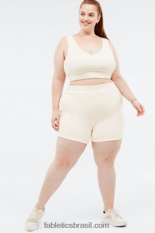 Fabletics urze cinza suave/clube atlético 420HR581 short cintura alta veda mulheres