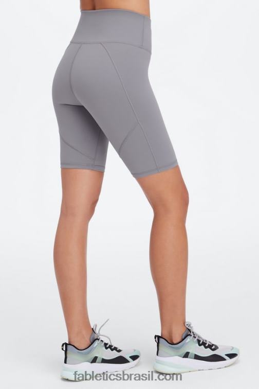 Fabletics violeta elétrico / céu roxo 420HR329 define powerhold cintura alta 9'' short 17 mulheres