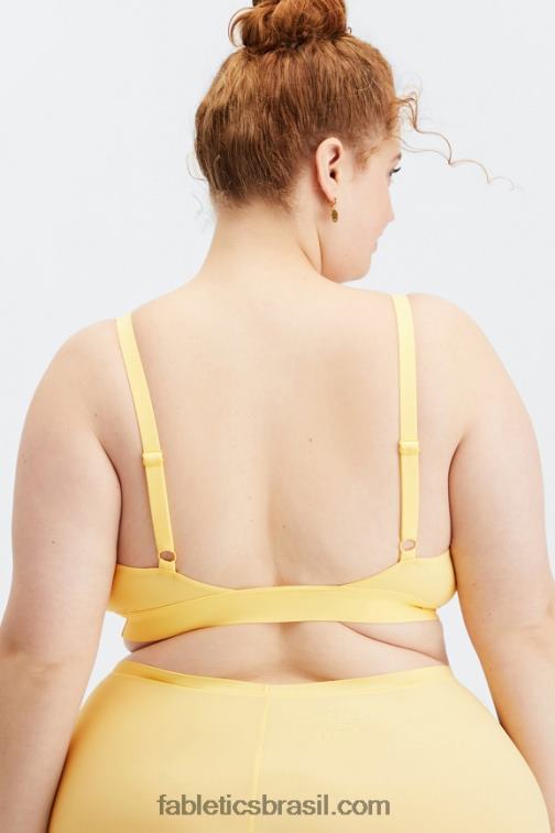 Fabletics alto beijo de leopardo vermelho 420HR2890 pacote nu de 3 peças mulheres