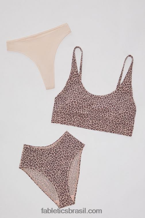 Fabletics garota brilhante 420HR2887 pacote fácil de 3 peças mulheres