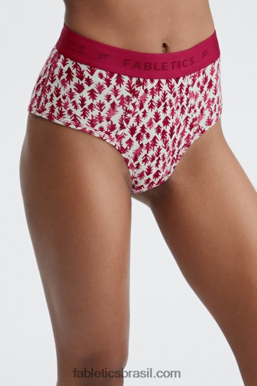 Fabletics bosques 420HR2873 Calcinha cintura alta 24-7 mulheres