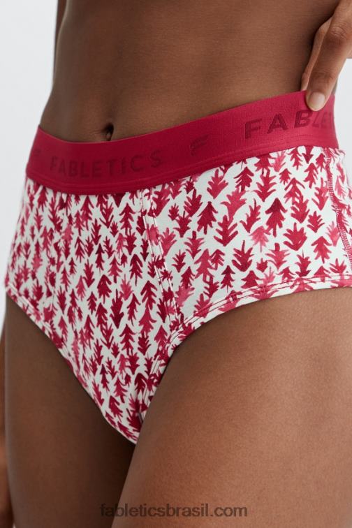 Fabletics bosques 420HR2873 Calcinha cintura alta 24-7 mulheres