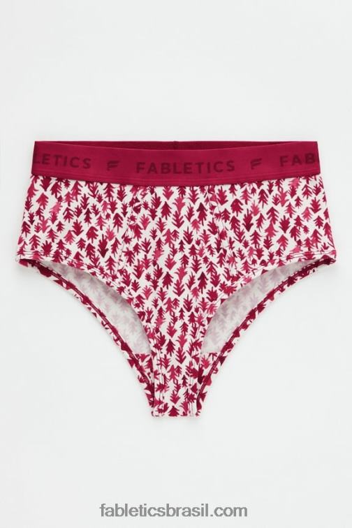 Fabletics bosques 420HR2873 Calcinha cintura alta 24-7 mulheres