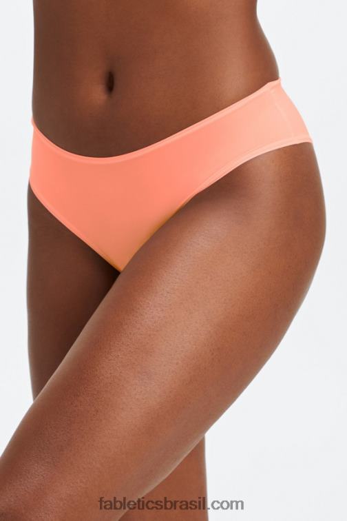 Fabletics coral 420HR2832 cueca clássica de toque fino mulheres