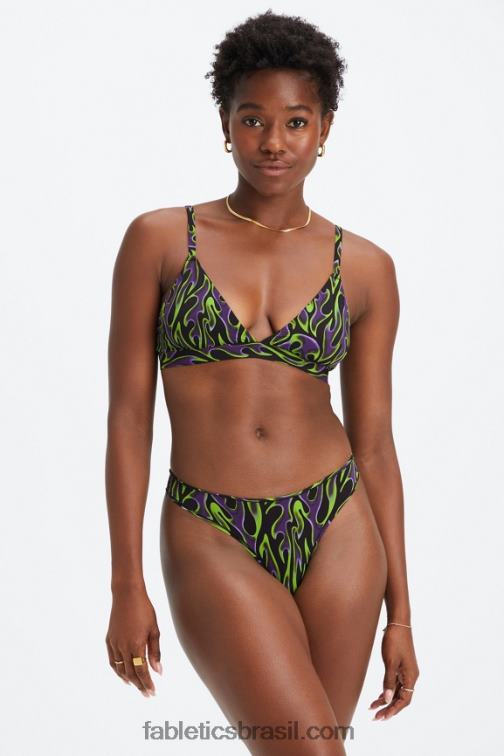 Fabletics garota brilhante 420HR2841 tanga de toque fino mulheres