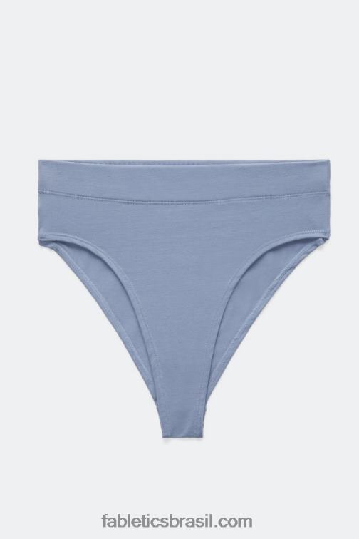 Fabletics jeans desbotado 420HR2903 calcinha de elastano de cintura alta mulheres