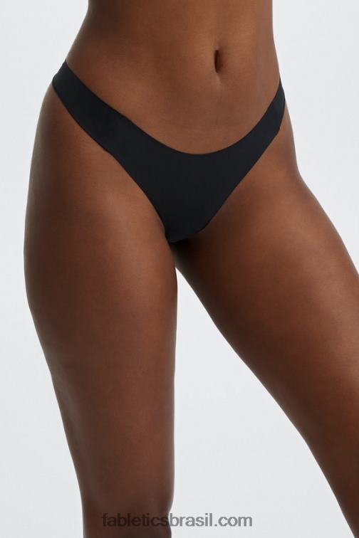 Fabletics preto 420HR2823 a tanga que não aparece mulheres