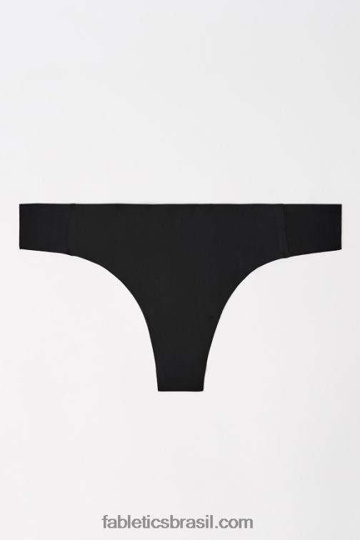 Fabletics preto 420HR2823 a tanga que não aparece mulheres