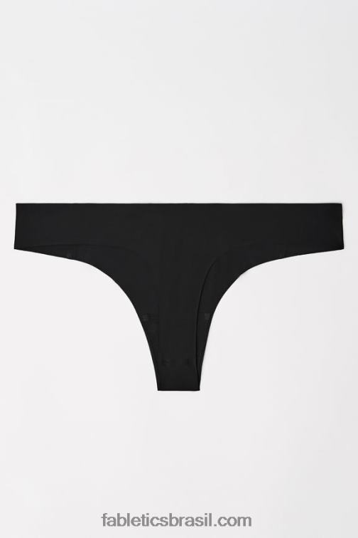 Fabletics preto 420HR2823 a tanga que não aparece mulheres