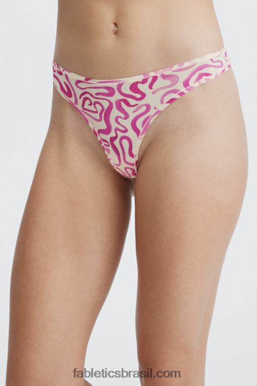 Fabletics redemoinho de amor 420HR2852 tanga de toque fino mulheres