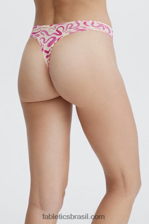 Fabletics redemoinho de amor 420HR2852 tanga de toque fino mulheres