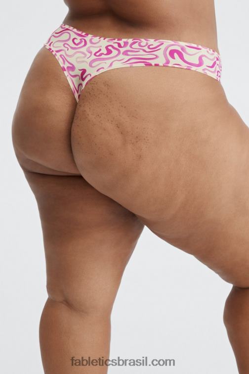 Fabletics redemoinho de amor 420HR2853 tanga de toque fino mulheres