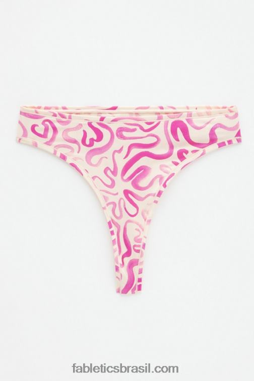 Fabletics redemoinho de amor 420HR2853 tanga de toque fino mulheres