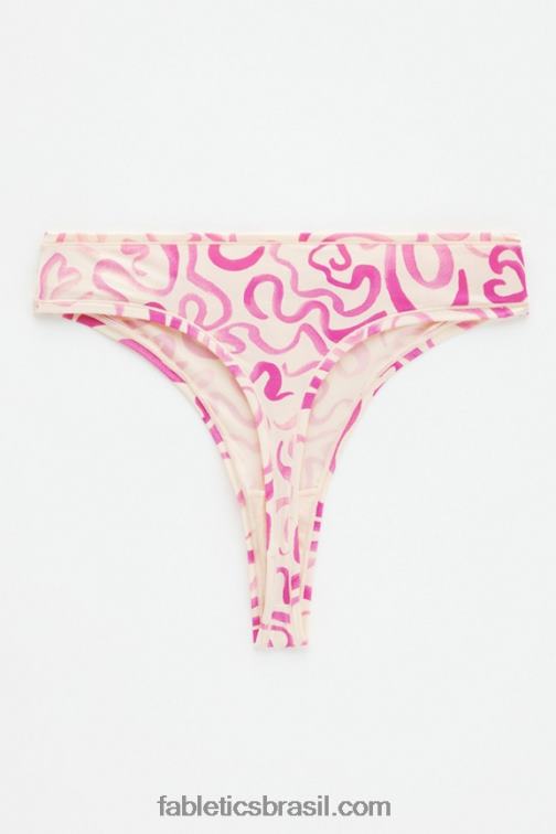Fabletics redemoinho de amor 420HR2853 tanga de toque fino mulheres