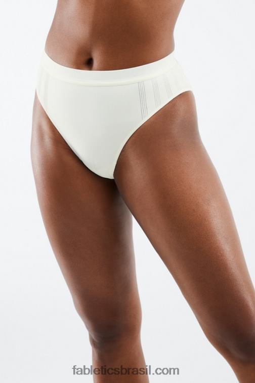 Fabletics tundra 420HR2858 cueca cintura alta em malha esculpida mulheres