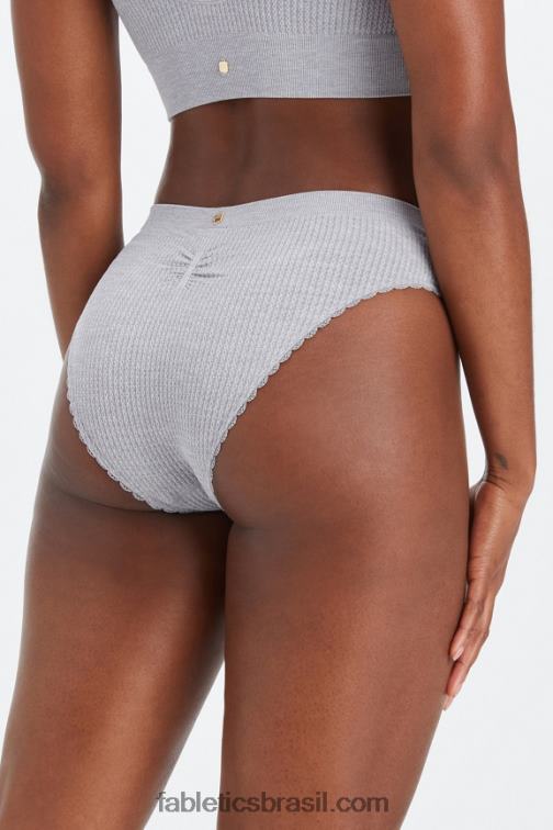 Fabletics urze cinza clássico 420HR2821 cueca de tricot mulheres