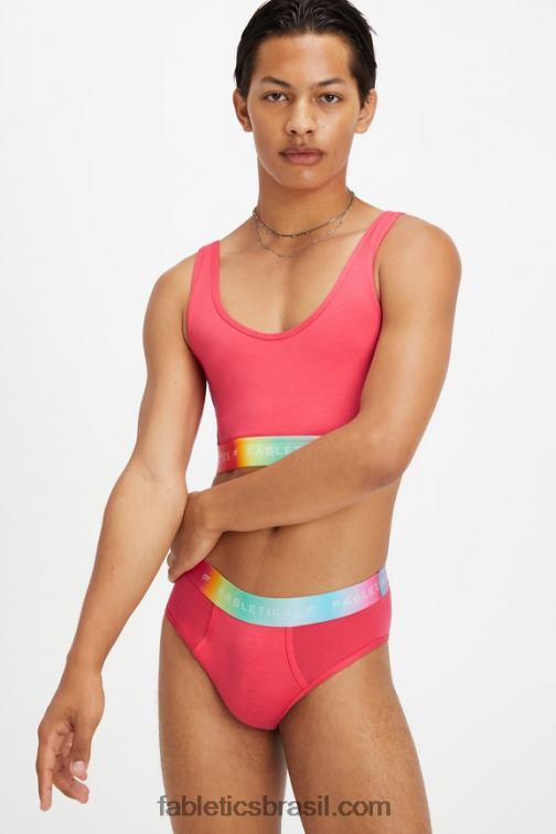 Fabletics vermelho magenta 420HR2861 24/7 orgulho short de cintura alta mulheres