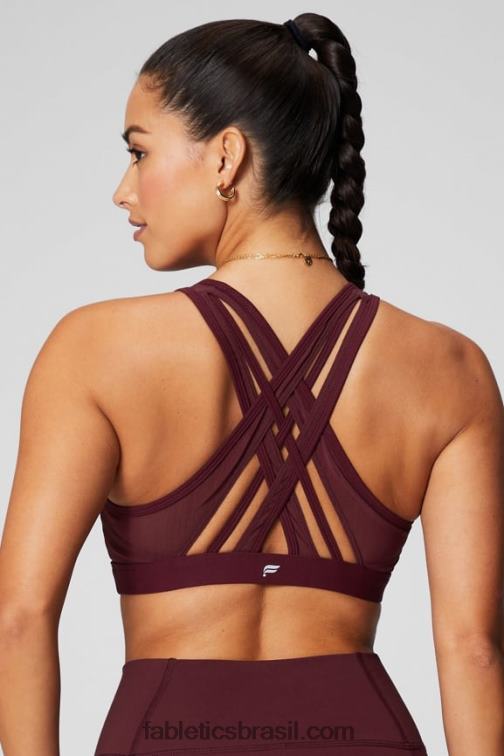 Fabletics Merlot 420HR1388 sutiã esportivo de alto impacto faye mulheres