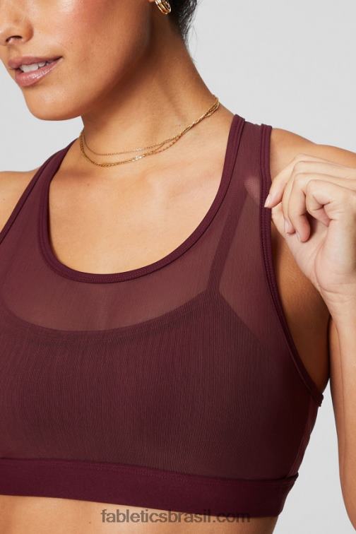 Fabletics Merlot 420HR1388 sutiã esportivo de alto impacto faye mulheres