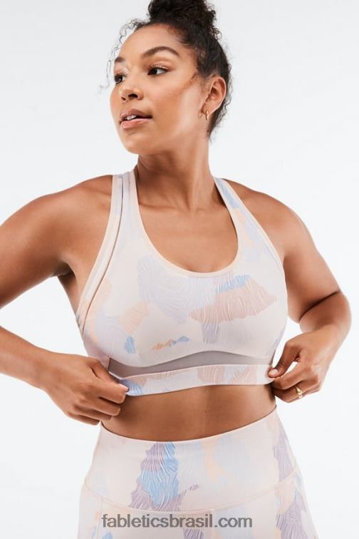 Fabletics areia árida/quente 420HR1407 belle sutiã esportivo de alto impacto mulheres